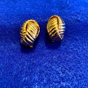 Omega earrings
